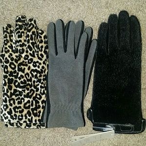 😍BUNDLE😍 3 pair of ladies gloves